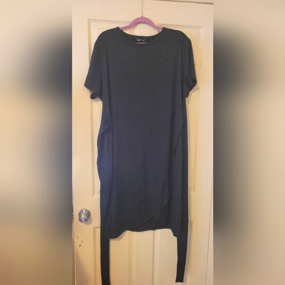 Black tulip dress
